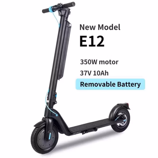 Maxwheel 80km portátil de longo alcance e scooter removível de lítio Bateria scooter elétrico adulto dobrável