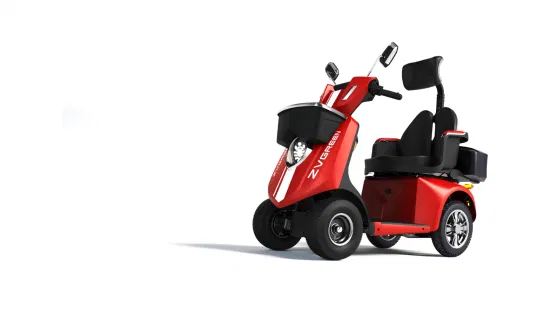 Scooter de mobilidade elétrica de quatro rodas para deficientes físicos