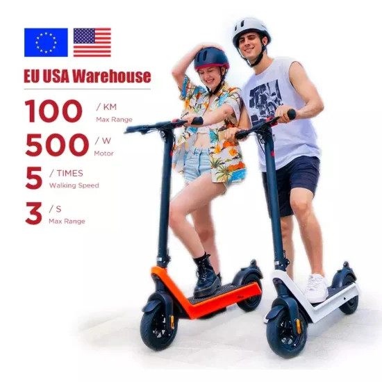 UE EUA Estoque 100 km de longo alcance 1000 W Potente Scooter Elétrica Adulto de Dupla Unidade Todo Terreno Pneus de 10 polegadas Scooter Elétrica Dobrável para Suécia Adulto Raycool